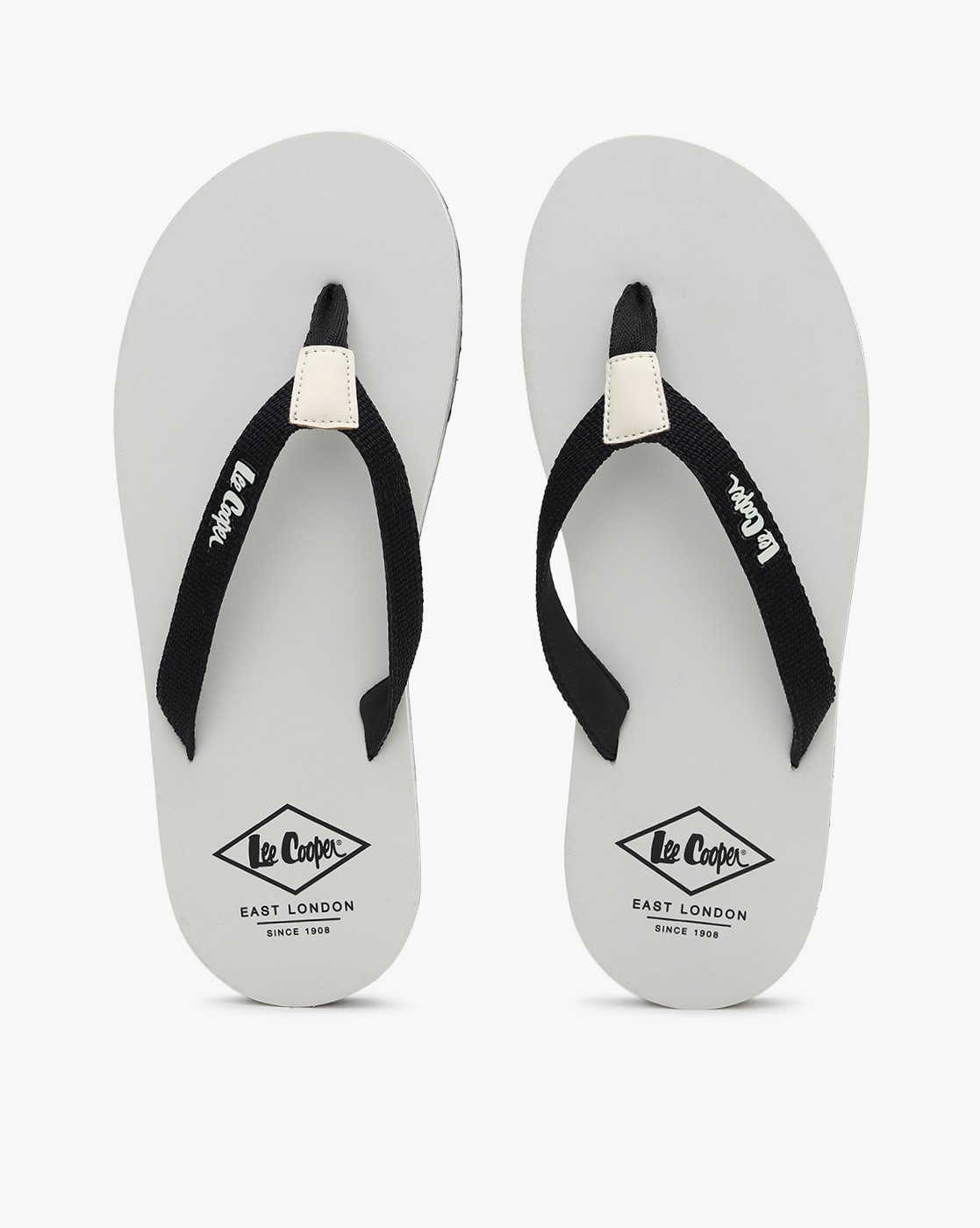 Mens Original Double Plug Thongs Shoes Slippers Black White Flip Flops