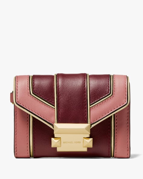 Buy Michael Kors Whitney Medium Clutch Pink Color Women AJIO LUXE