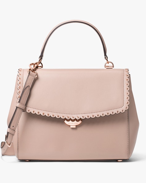 Michael Kors Ava Mini Soft Pink Leather CrossBody Bag