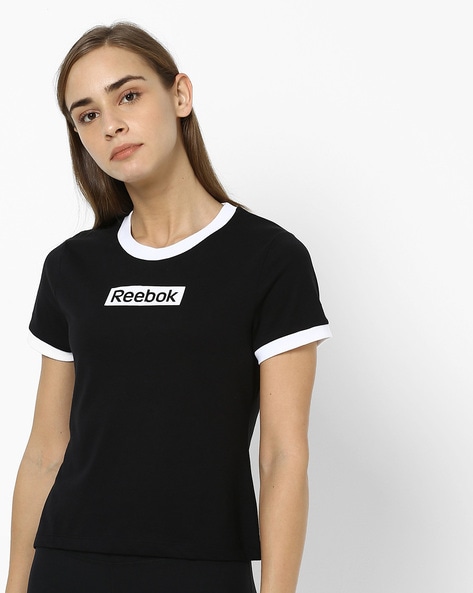 reebok black t shirt