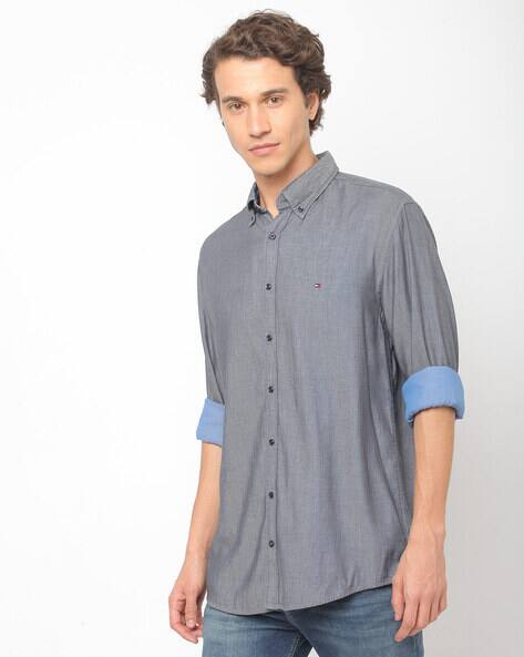tommy jeans grey shirt