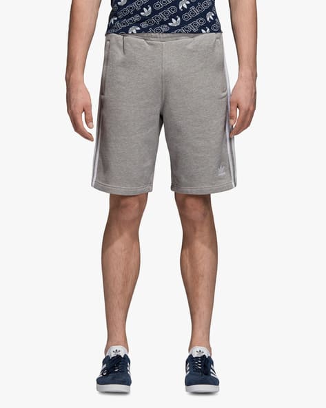 Heathered 3-Stripes Shorts with Elasticated Waistband