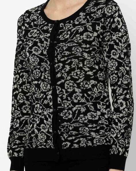 Buy Black Sweaters u0026 Cardigans for Women by MADAME Online | Ajio.com