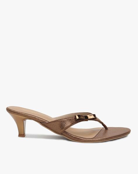 copper kitten heels