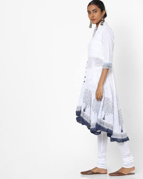 Buy White \u0026 Blue Kurta Suit Sets for 