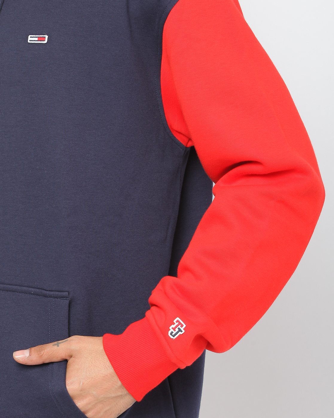 Color block hoodie online tommy hilfiger