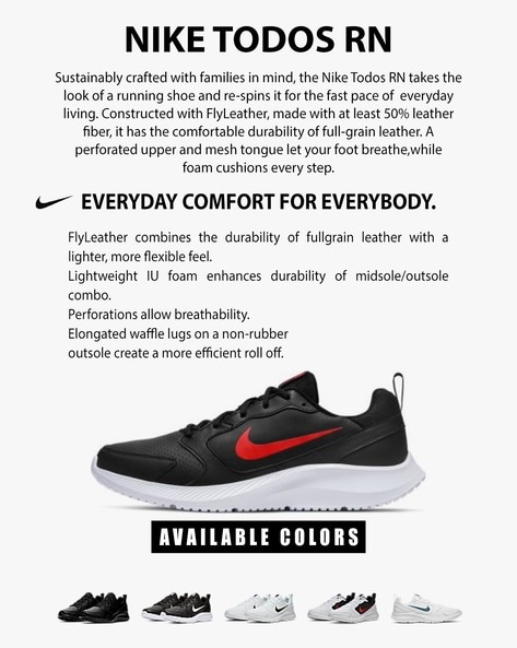nike shoes without leather