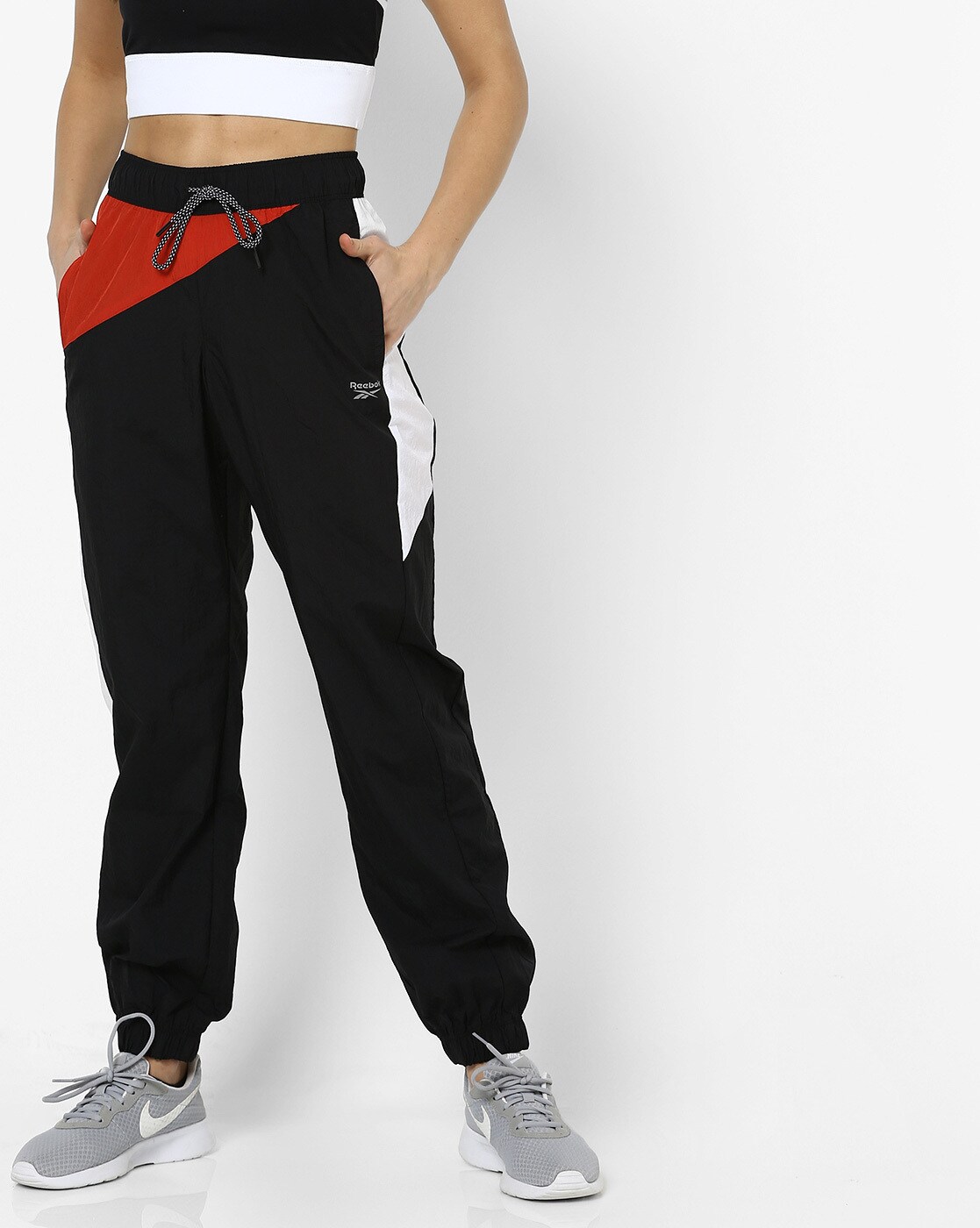 reebok track pants women's