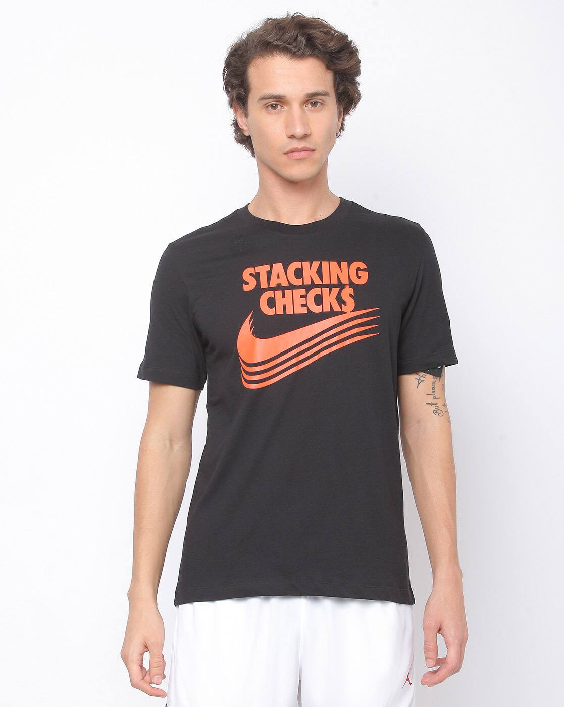 nike stacking checks shirt