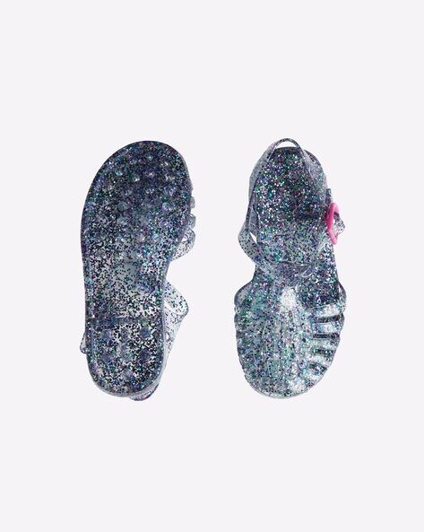 Glitter discount jelly flats