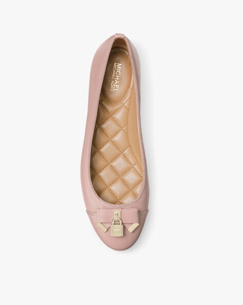 mk pink flats