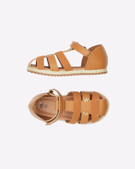 MK21312 - Rancho Sandals Brown [Children's Leather Sandals] | Sustainable  Fashion made by artisans