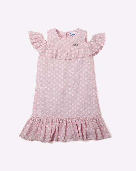 612 League Floral Pattern A-line Frock
