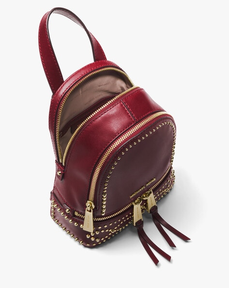 Michael kors oxblood online backpack