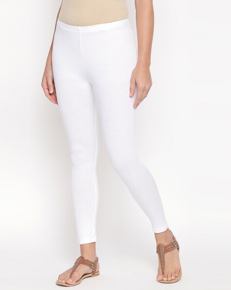 Women Solid Beige Straight Fit Silk Pant