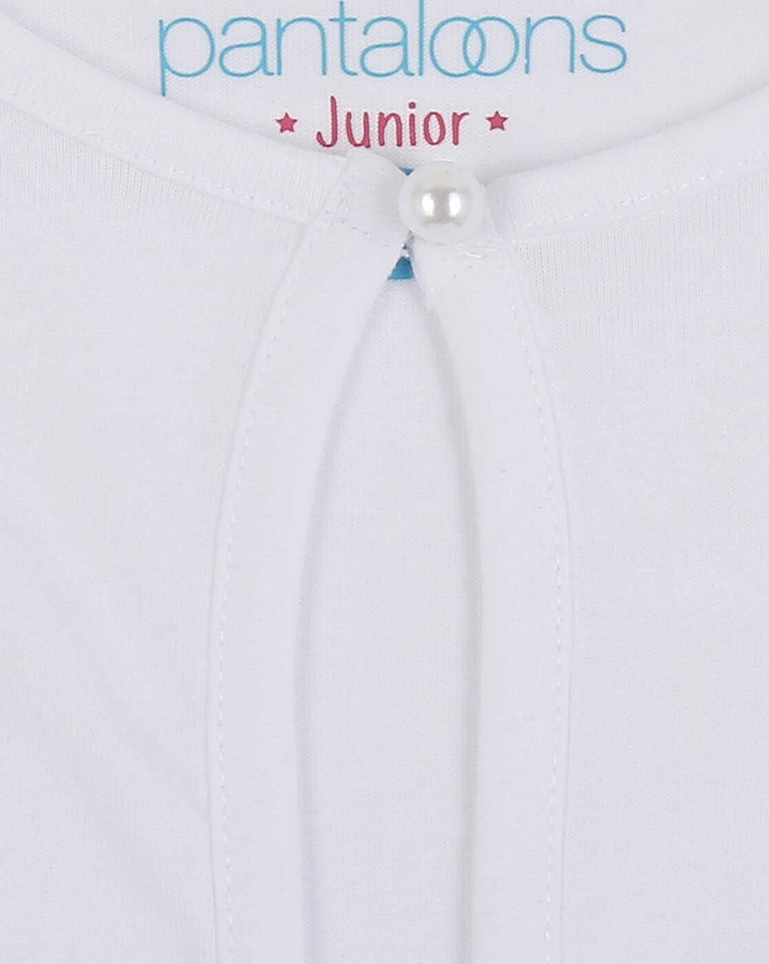 Buy White Jackets Shrugs for Girls by Pantaloons Junior Online