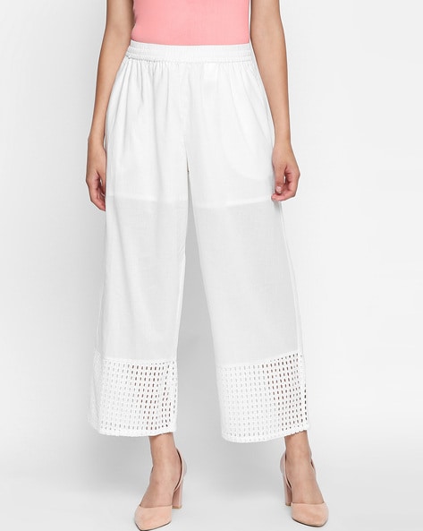 Buy White Pants for Women by Rangmanch by Pantaloons Online