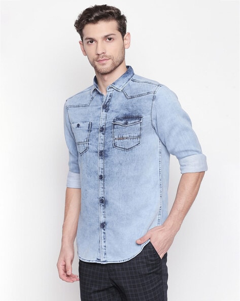 sf jeans by pantaloons men's shirt