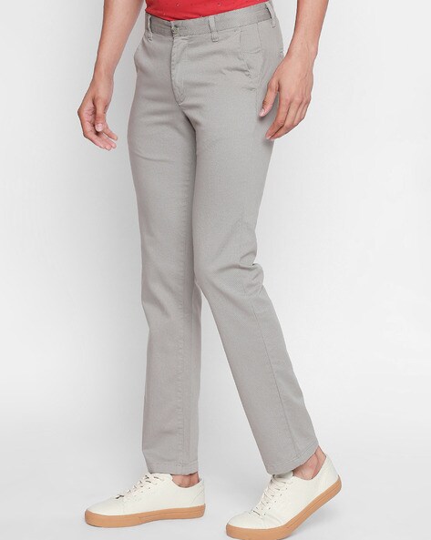 Buy Grey Trousers & Pants for Men by Byford by Pantaloons Online