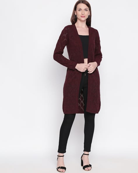 Buy Maroon Jackets Shrugs for Women by Rangmanch by Pantaloons