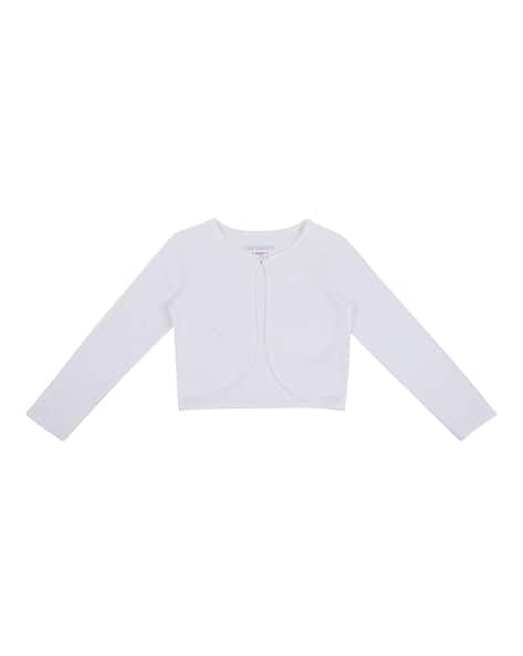 Curved Full-Sleeves Shrug