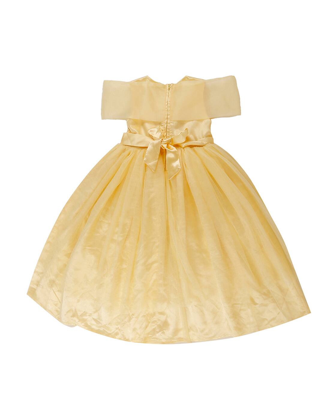 yellow junior dresses