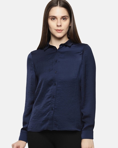Buy Ocean Blue Shirts for Women by Annabelle by Pantaloons Online