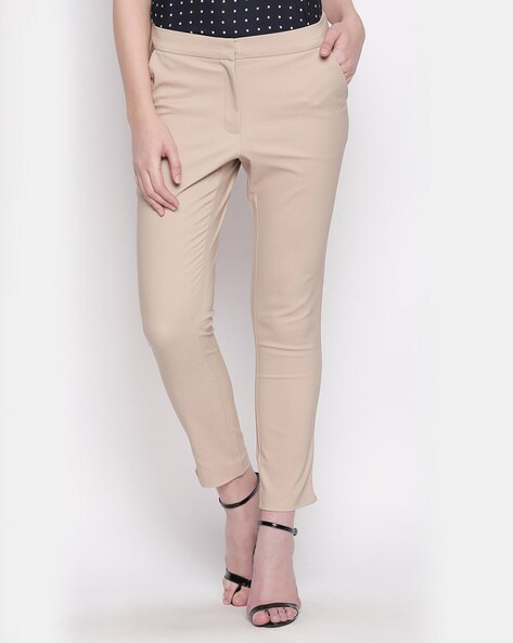 Annabelle Women Solid Black Trousers  Selling Fast at Pantaloonscom