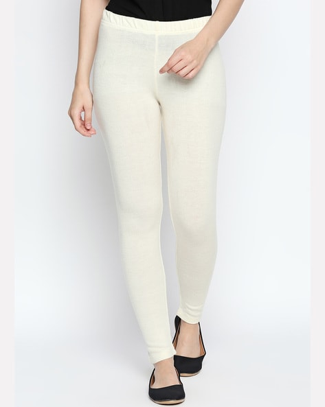 Buy Off-White Leggings for Women by Rangmanch by Pantaloons Online