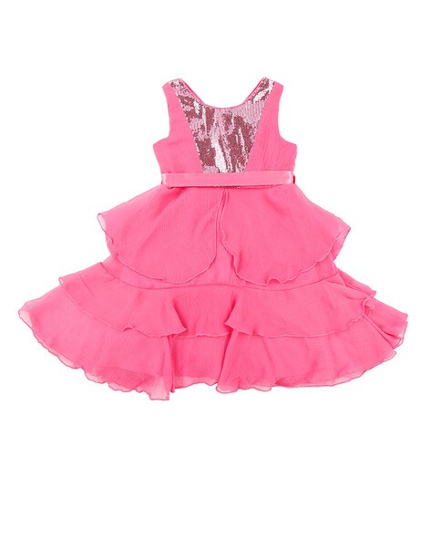 Buy Pink Dresses Frocks for Girls by PANTALOONS JUNIOR Online