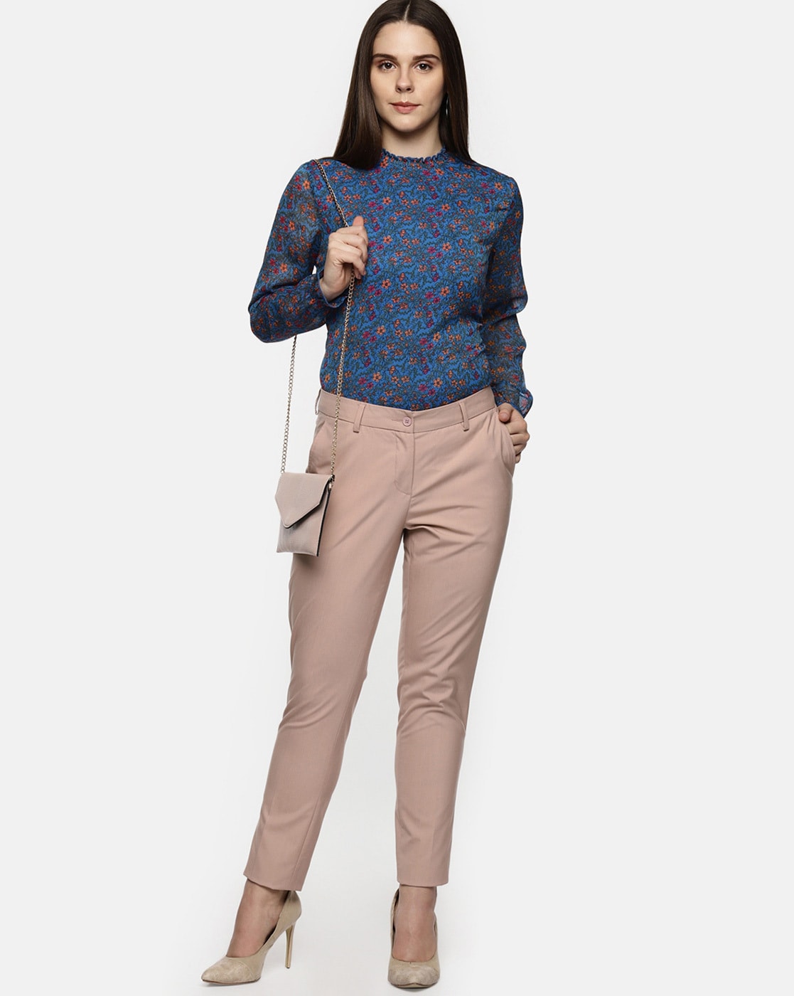 Buy Olive Trousers  Pants for Women by Annabelle by Pantaloons Online   Ajiocom