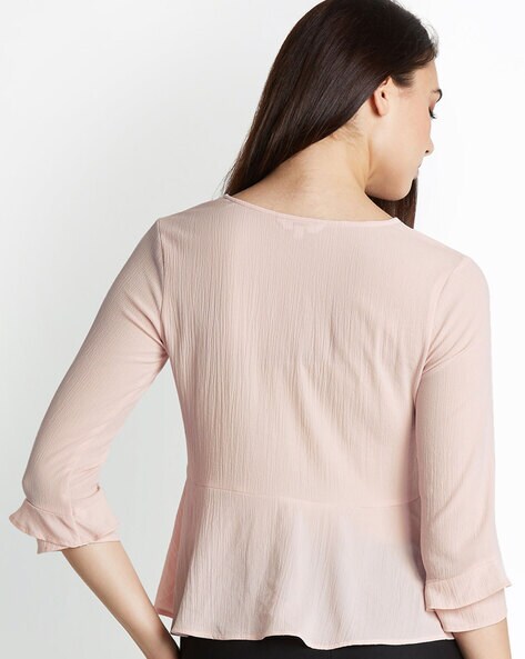 Buy Nude Pink Tops for Women by Honey by Pantaloons Online