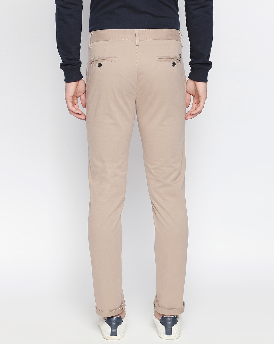 Buy DARK GREY Trousers & Pants for Men by Byford by Pantaloons Online |  Ajio.com