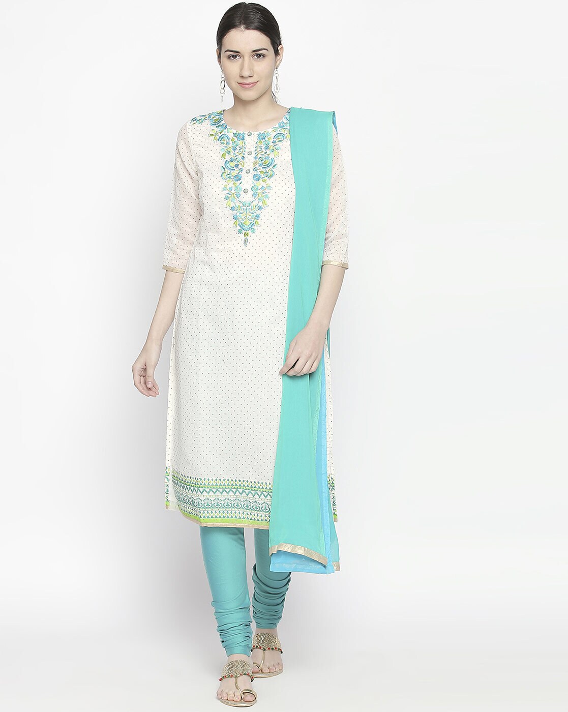 Buy Blue Kurta Suit Sets for Women by Rangmanch by Pantaloons Online