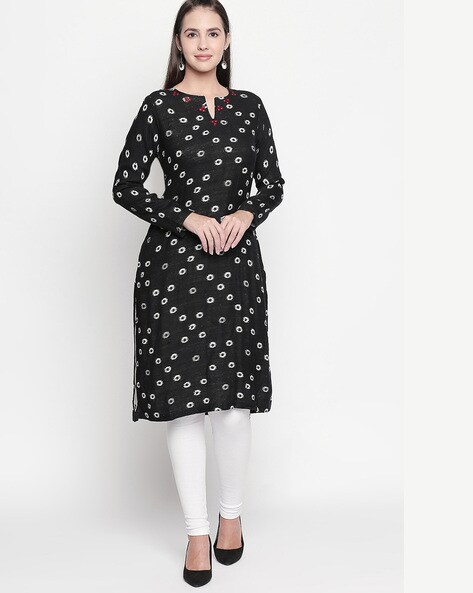 Buy Black Kurtas for Women by Rangmanch by Pantaloons Online