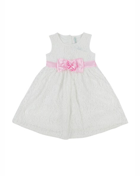 Buy Off White Dresses Frocks for Girls by Pantaloons Junior Online Ajio