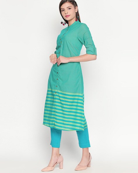 Buy Blue Kurtas for Women by Rangmanch by Pantaloons Online