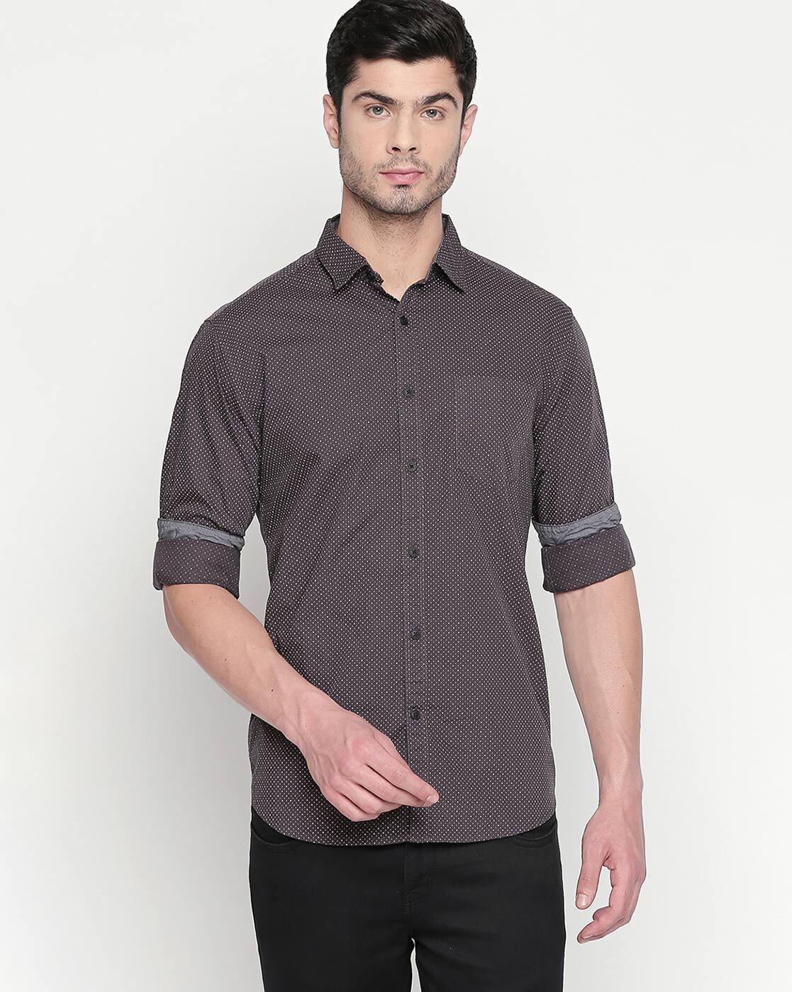 Buy Grey Shirts for Men by Byford by Pantaloons Online