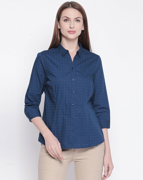 Buy Ocean Blue Shirts for Women by Annabelle by Pantaloons Online