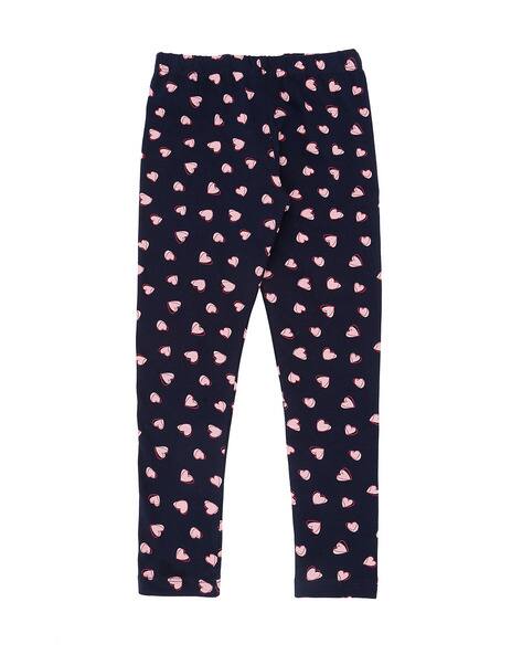 Buy Navy Leggings for Girls by 