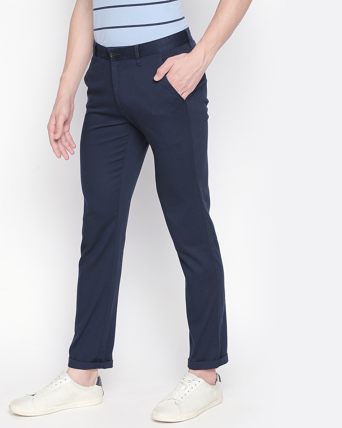 Buy Richard Parker by Pantaloons Men Solid Slim Fit Formal Trouser - Beige  Online at Low Prices in India - Paytmmall.com