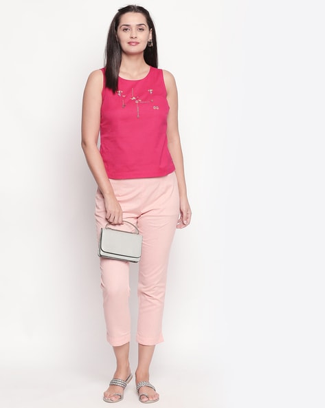 Buy Rangmanch by Pantaloons Coral Regular Fit Leggings for Women