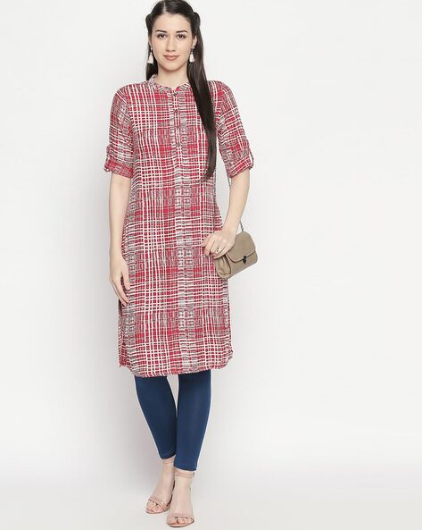 Buy Pink Kurtas for Women by Rangmanch by Pantaloons Online