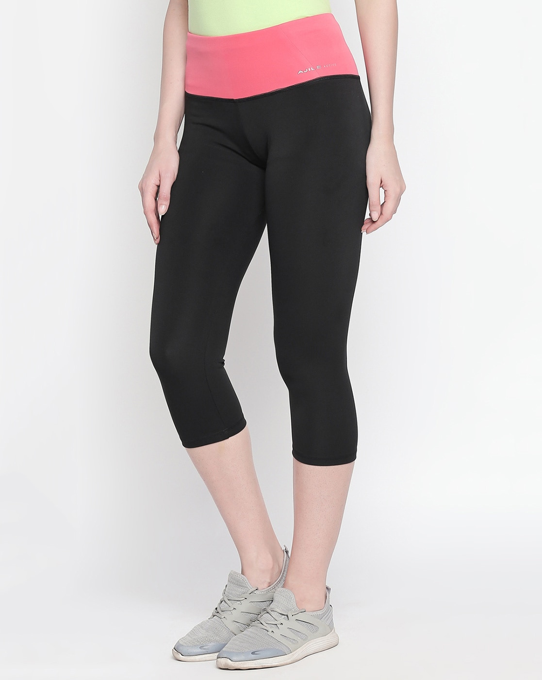 Ajile Women Printed Black Track Pants - Selling Fast at Pantaloons.com