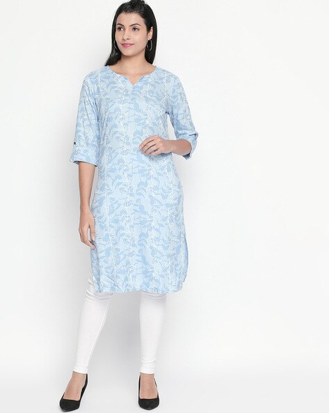 Buy Blue Kurtas for Women by Rangmanch by Pantaloons Online