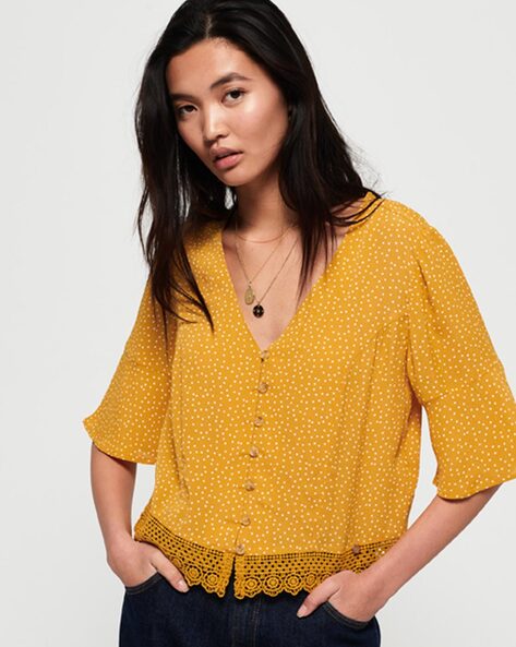 Buy Yellow Tops for Women by SUPERDRY Online