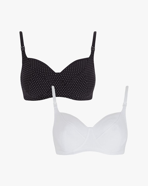 Buy Blue & White Bras for Women by Mothercare Online
