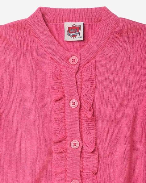 Girls button down on sale sweaters