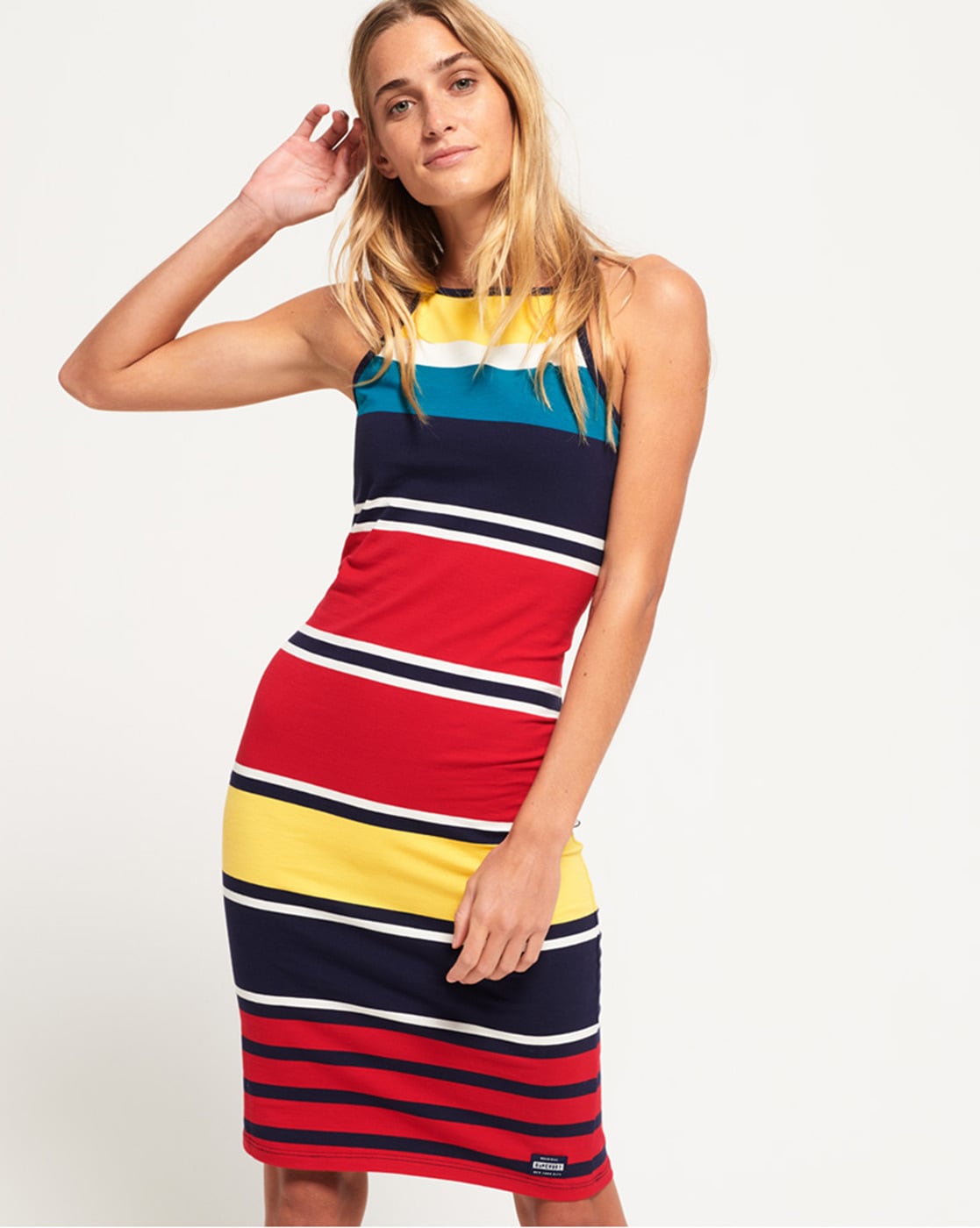 superdry striped dress