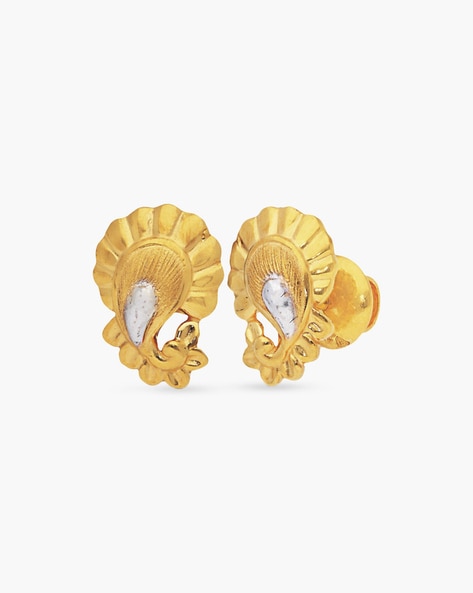 Rhodium deals gold earrings